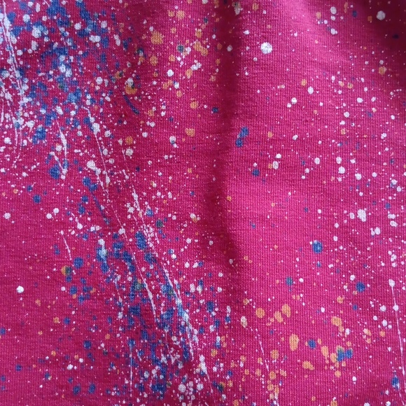 Christian Dior Boutique Paris Baby Zip-Up Hoodie Red Paint Splatter  0-3 NWOT - Picture 6 of 8